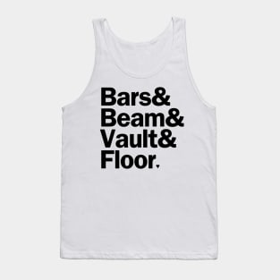 Women's Artistic Events | Gymnastics (Black) Tank Top